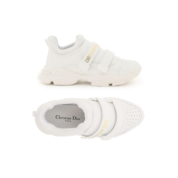 DIOR 15th Anniversary D-Wonder White Low-Top Sneakers