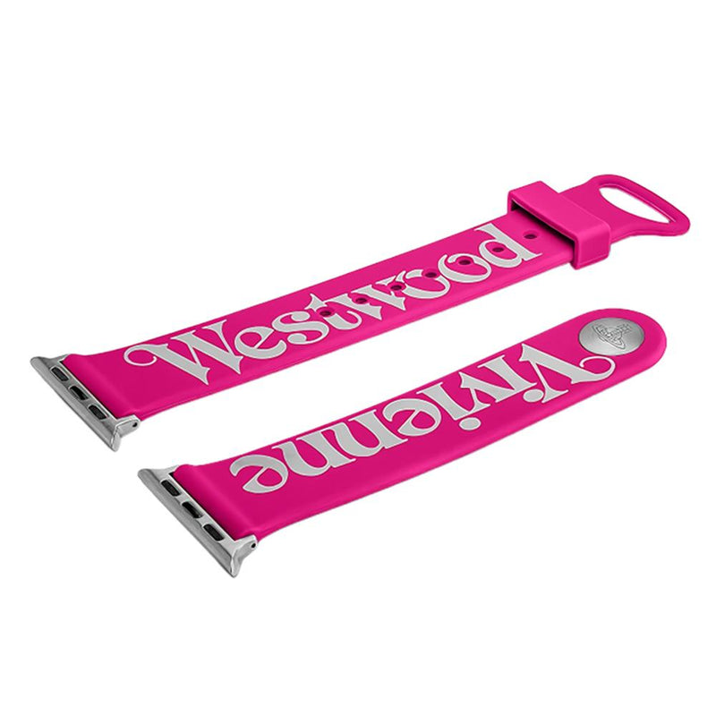 Vivienne Westwood Pink Rubber Apple Watch Band Women’s Smartwatch Stra VVS33PHPK