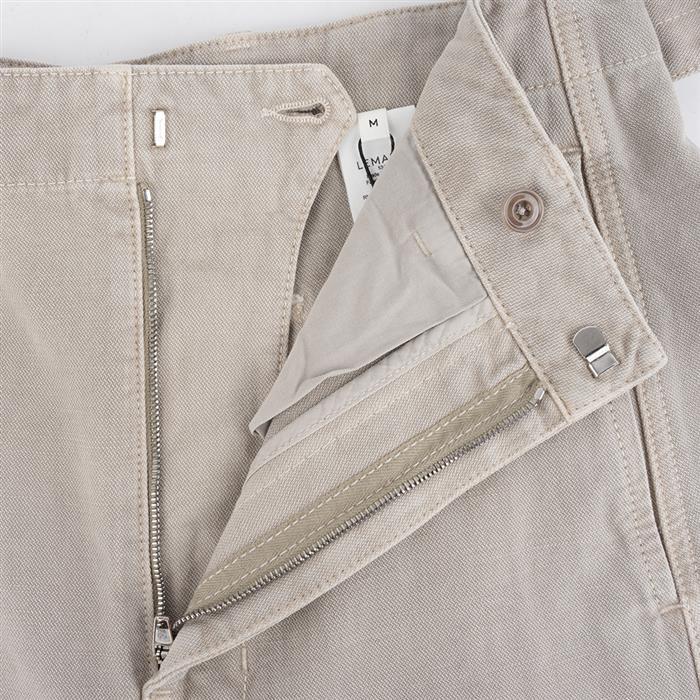 Lemaire Black Broken Twill Twisted Belt Classic Pants