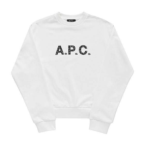 A.P.C. Blanc Noir Timothy Bandana Sweatshirt for Women