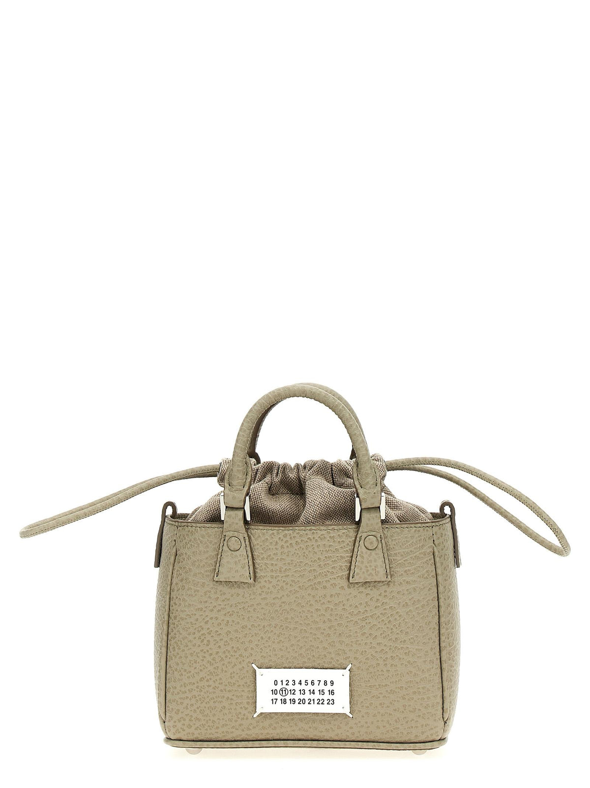Maison Margiela Black Leather Tote Bag