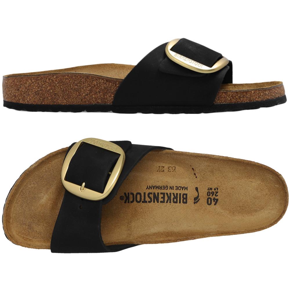 Birkenstock Madrid Big Buckle Narrow Fit Sandals Black