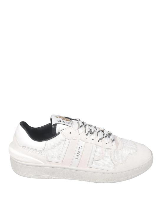 Lanvin White Leather Low-Top Sneakers