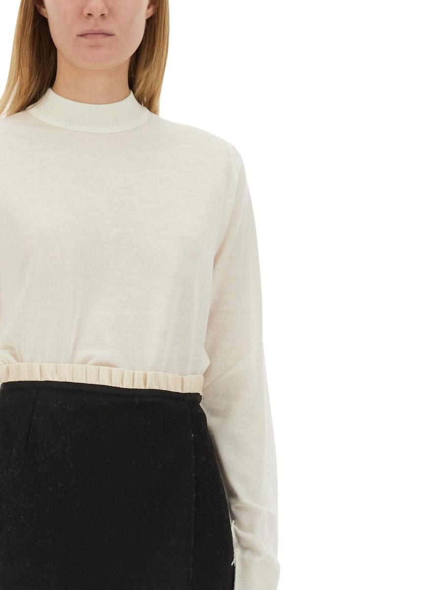 Maison Margiela Gray Cotton Crewneck Sweatshirt for Women