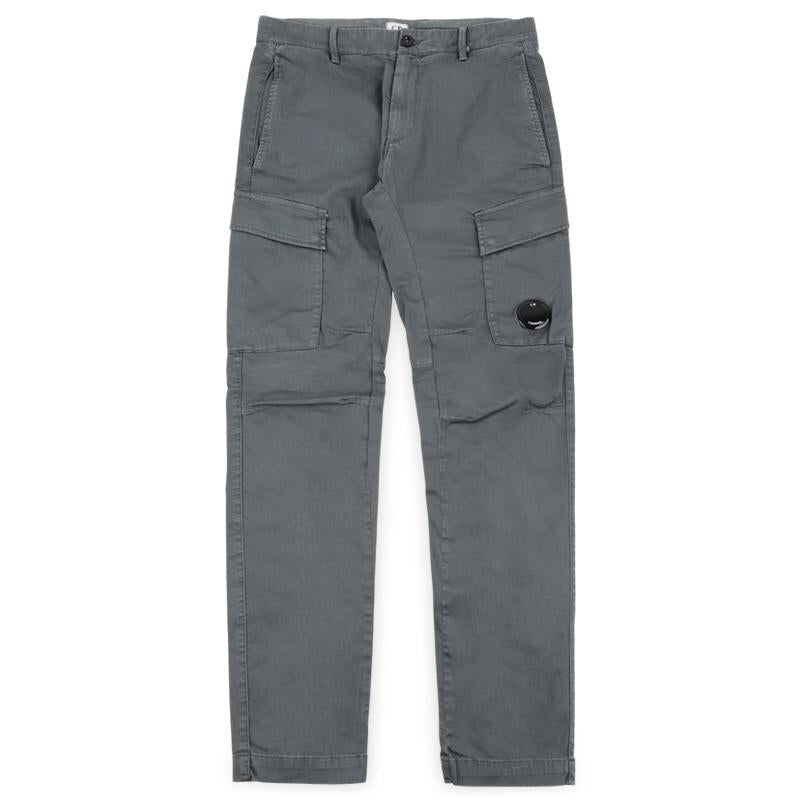 CP Company Men’s Stretch Cargo Pants Charcoal Lens Patch RCCMPA134A 005694G 921