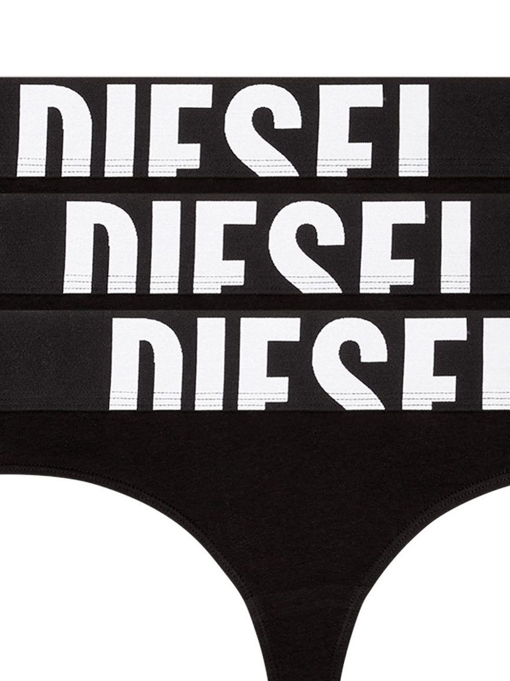 DIESEL Blue Cotton Stretch Underwear Set