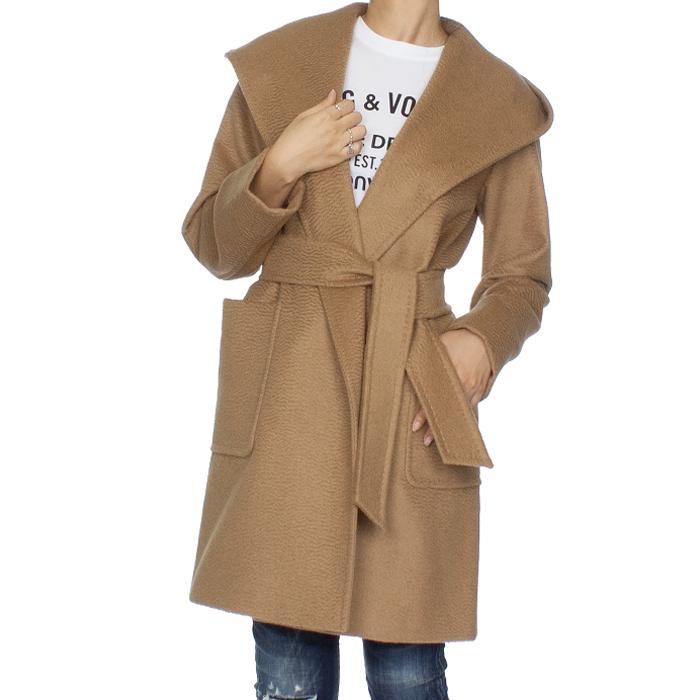 Max Mara RIALTO Hooded Belted Coat