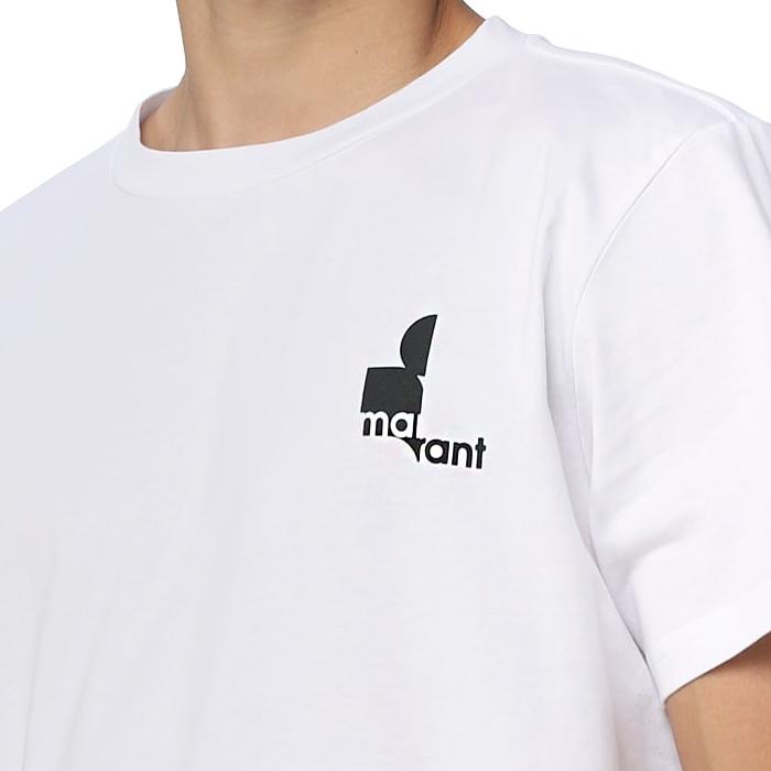Isabel Marant Zaffer Short Sleeve T-Shirt White Men’s