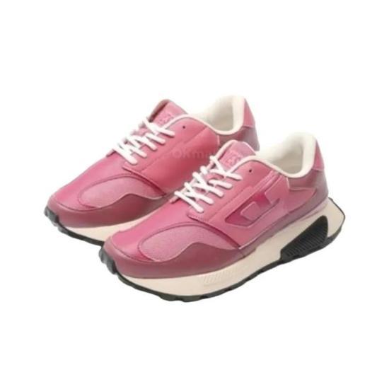 DIESEL Pink Leather Sneakers Y03607 P8108HA694 ROSA DOM