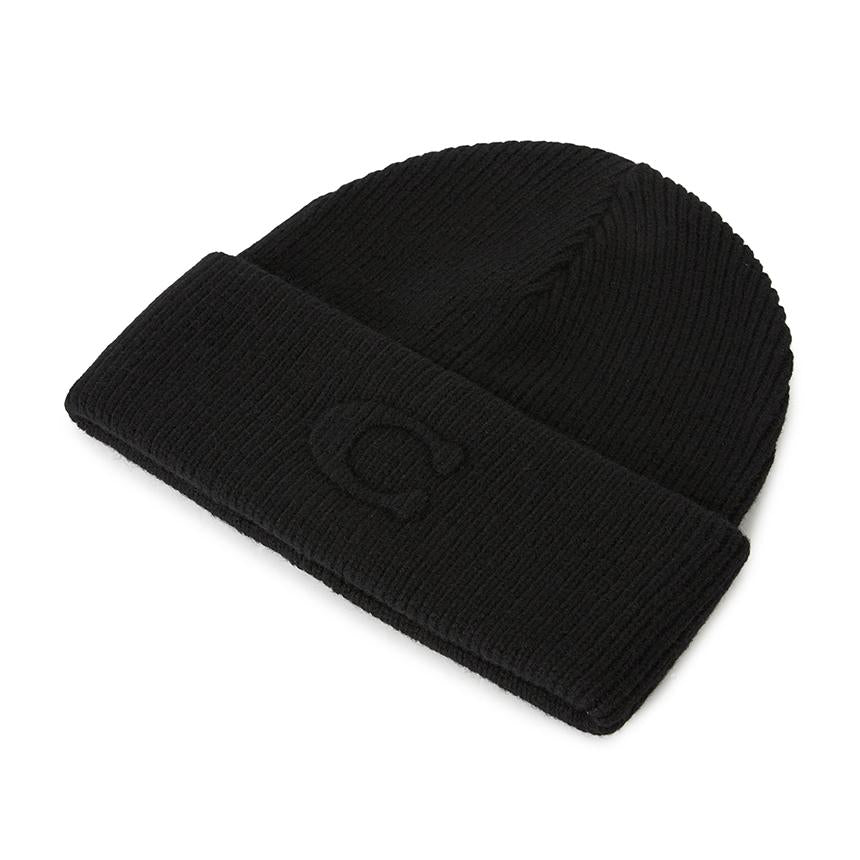 Coach Unisex Beanie Hat CCL44 BLK