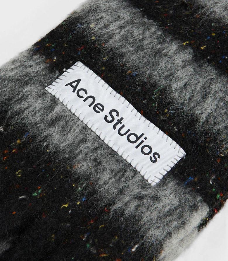 Acne Studios Brushed Alpaca Wool Silk Scarf
