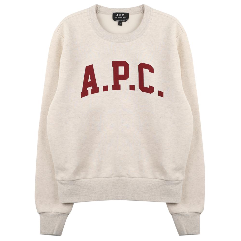 A.P.C. Mafalda Logo Sweatshirt Women’s Cotton Pullover COHBR F37009