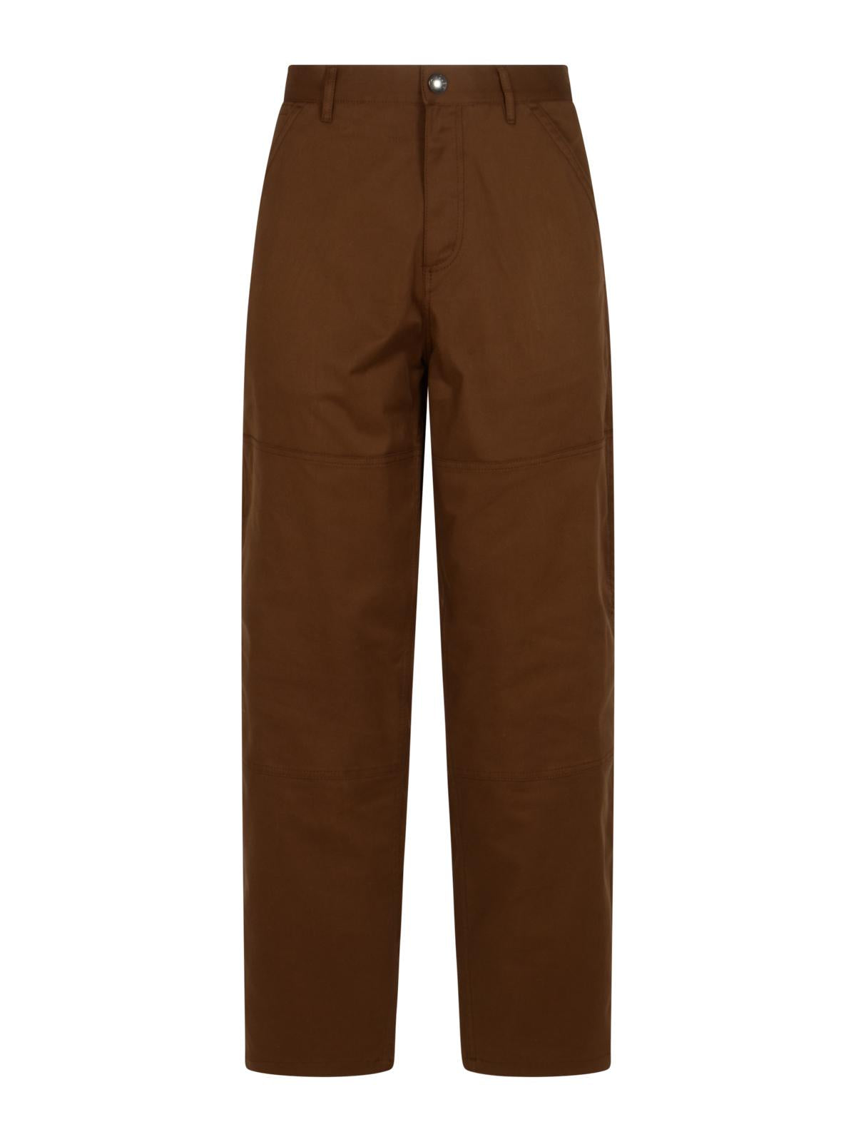 Moncler Black Wool Blend Suit Trousers for Men