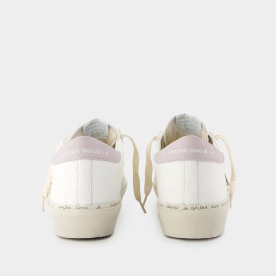 GOLDEN GOOSE Faux Fur Mule Slippers GWF00118F00684510527 WHITE SILVER LILAC DOM