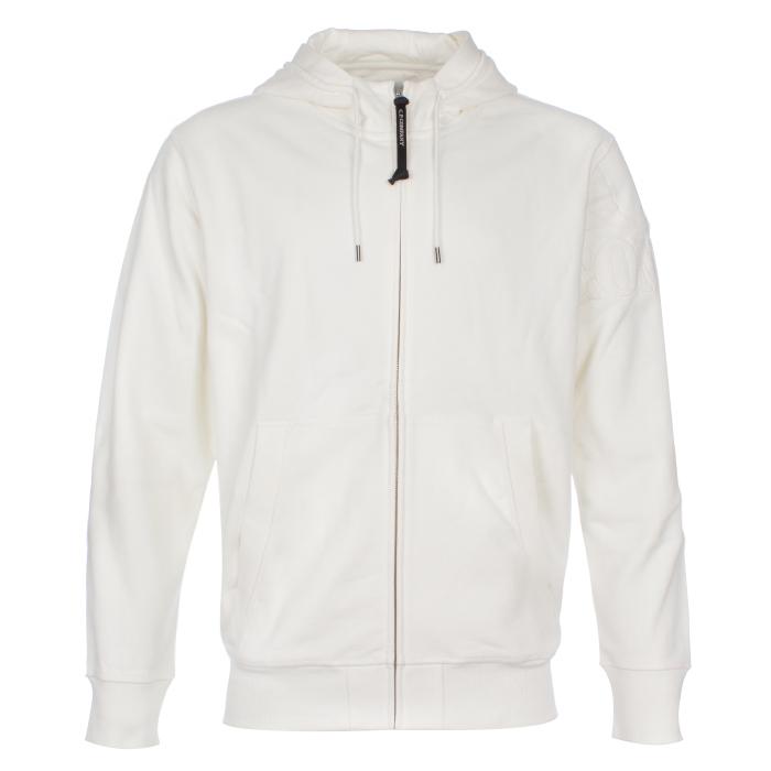CP Company Men’s Hooded Zip Jacket White