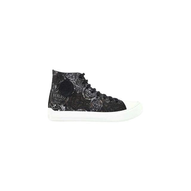berluti Logo High-Top Sneakers Black Men’s S5040 K78