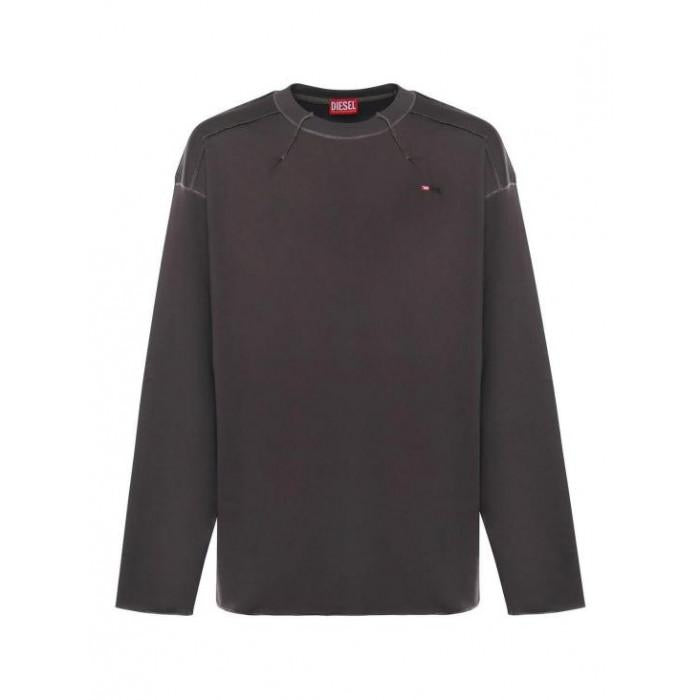 DIESEL Black Long Sleeve Boxy T-Shirt A19464 0NIAX 93R