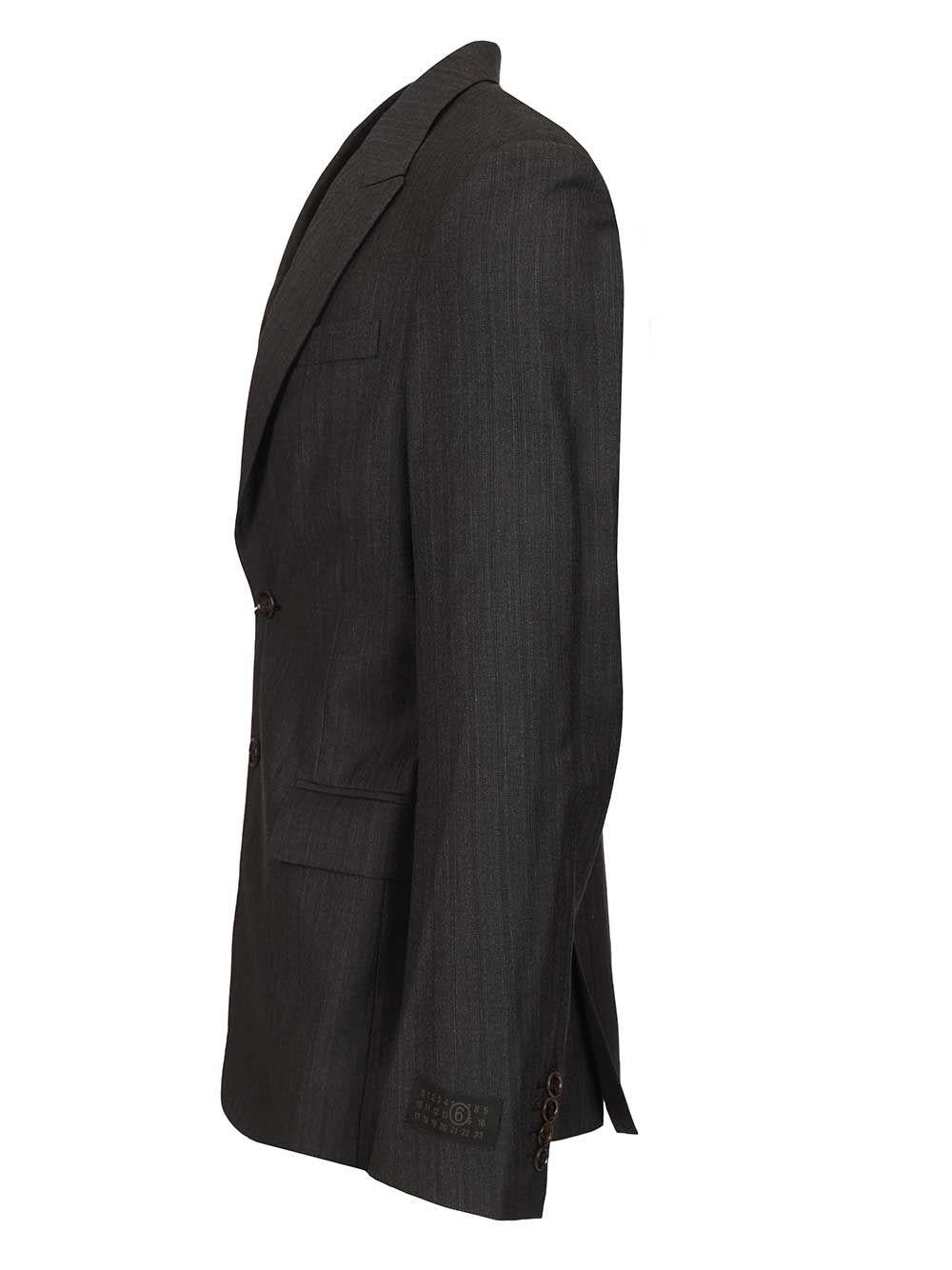Maison Margiela Black Wool Suit Jacket
