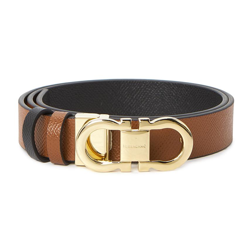 Ferragamo Gancini Reversible Women’s Belt Pre-Cut 230294 0780407