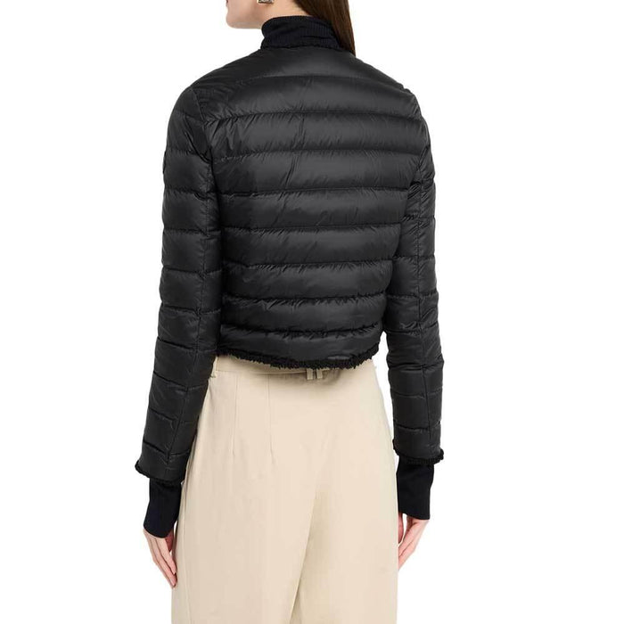 Moncler Bouclé Down Jacket with Trim for Women 1A00104 597YF 999