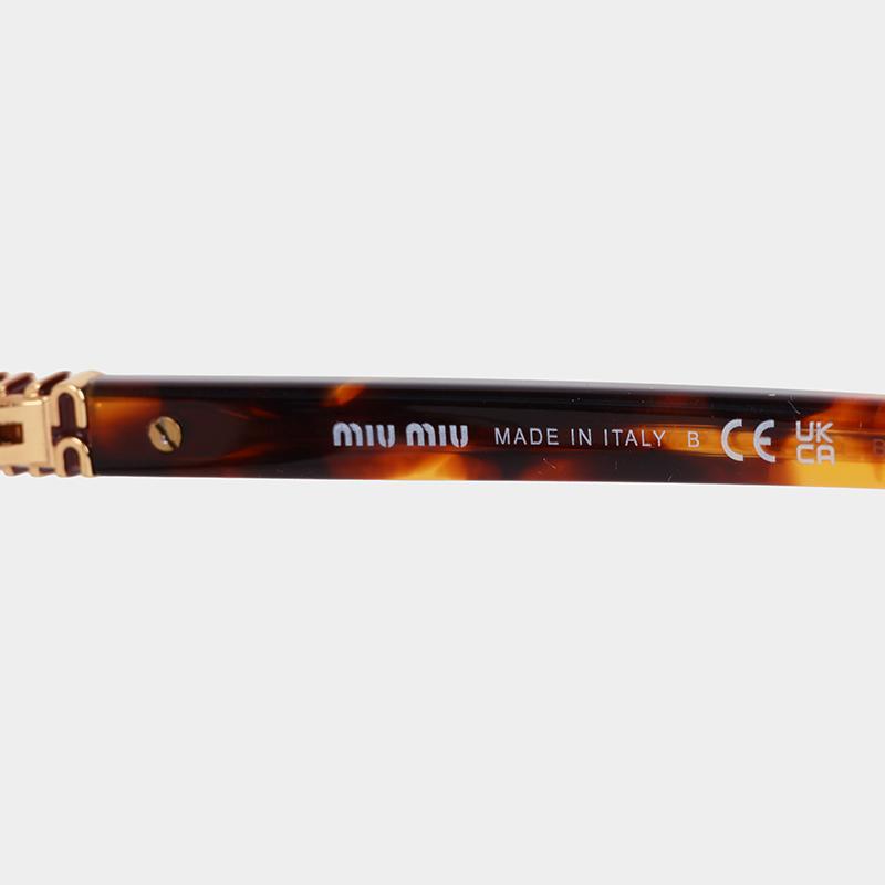 Miu Miu Havana Regard Sunglasses Unisex SMU04Z VAU08N
