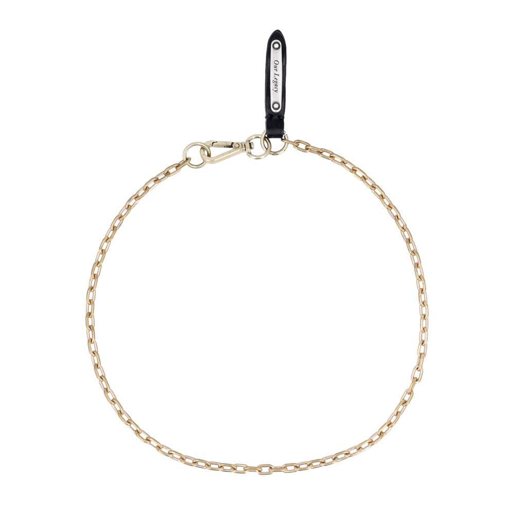 OUR LEGACY Delicate Gold Brass Pendant Necklace A4258 DG