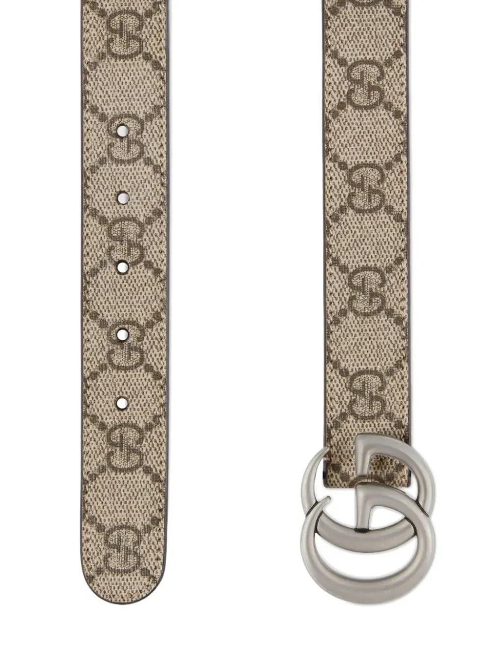GUCCI Leather Apron-Style Belt Brown Women’s Accessory