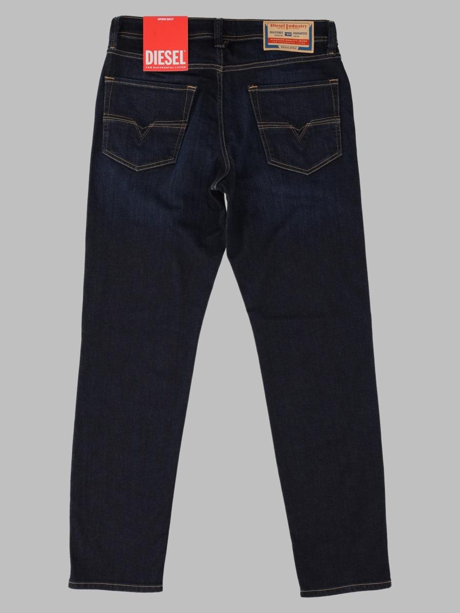 DIESEL Black Wash Slim Fit Denim Jeans for Men