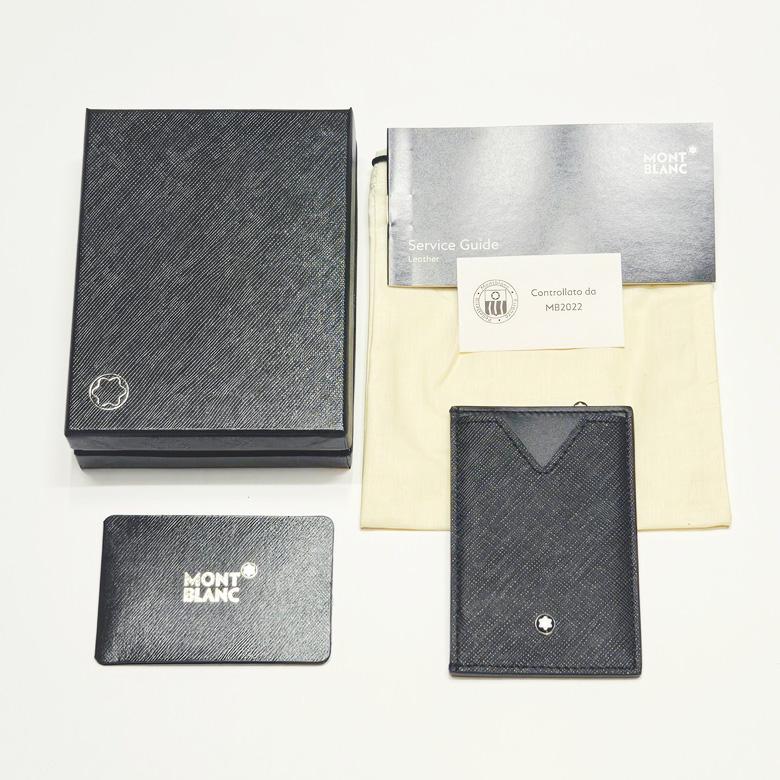 Montblanc Sartorial 3CC Leather Card Holder Black