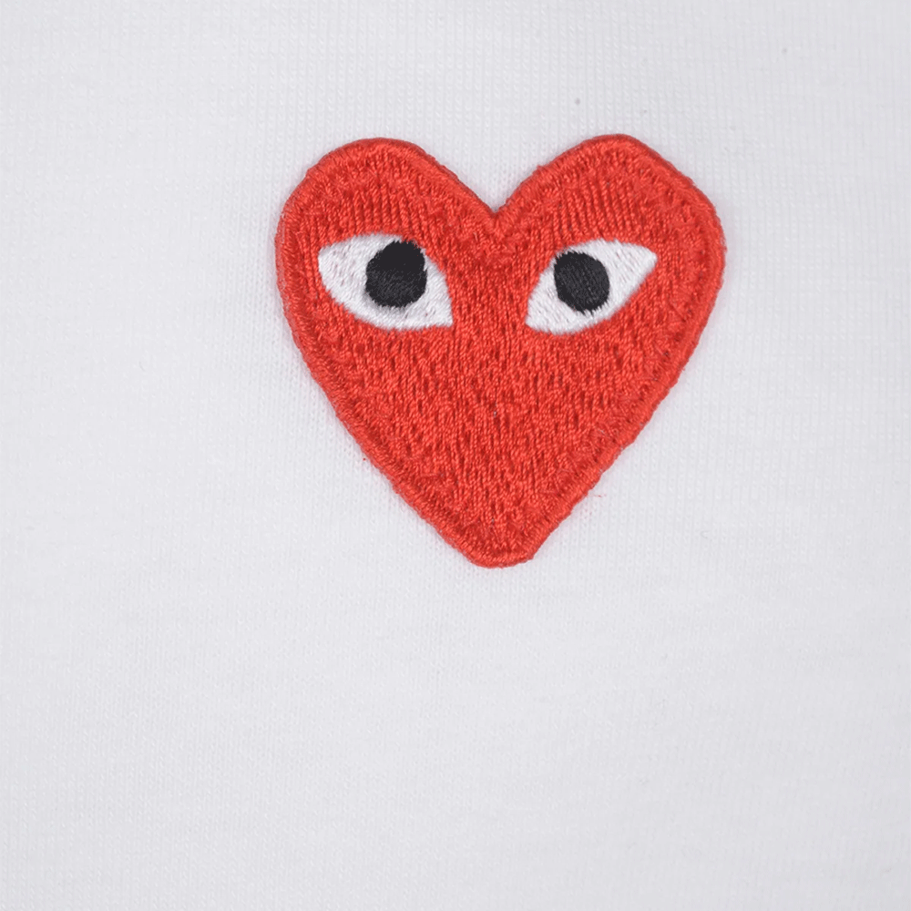 Comme des Garcons Red Heart Patch Unisex Short Sleeve T-Shirt AZ T108 051 2