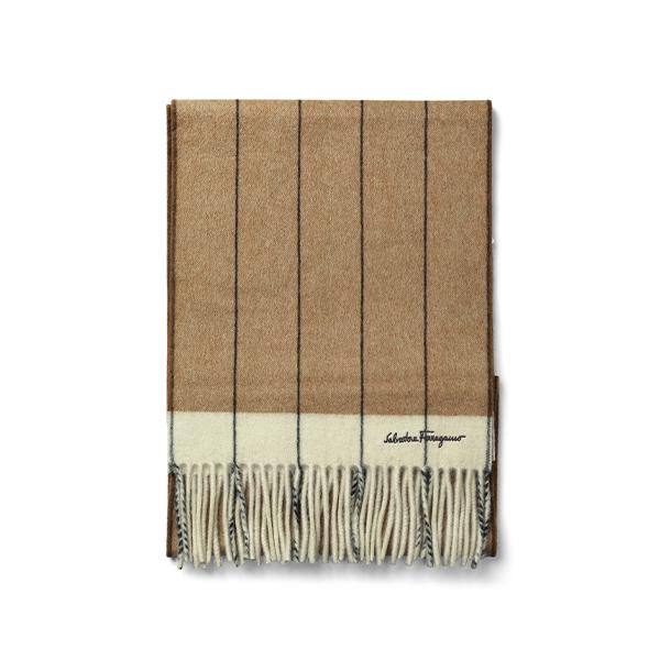 Ferragamo Gancini Wool Scarf for Men 52 0059 0750573