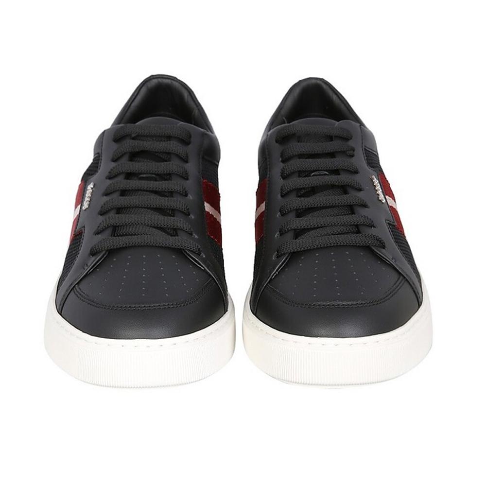 BALLY MELYS Stripe Low-Top Sneakers Black