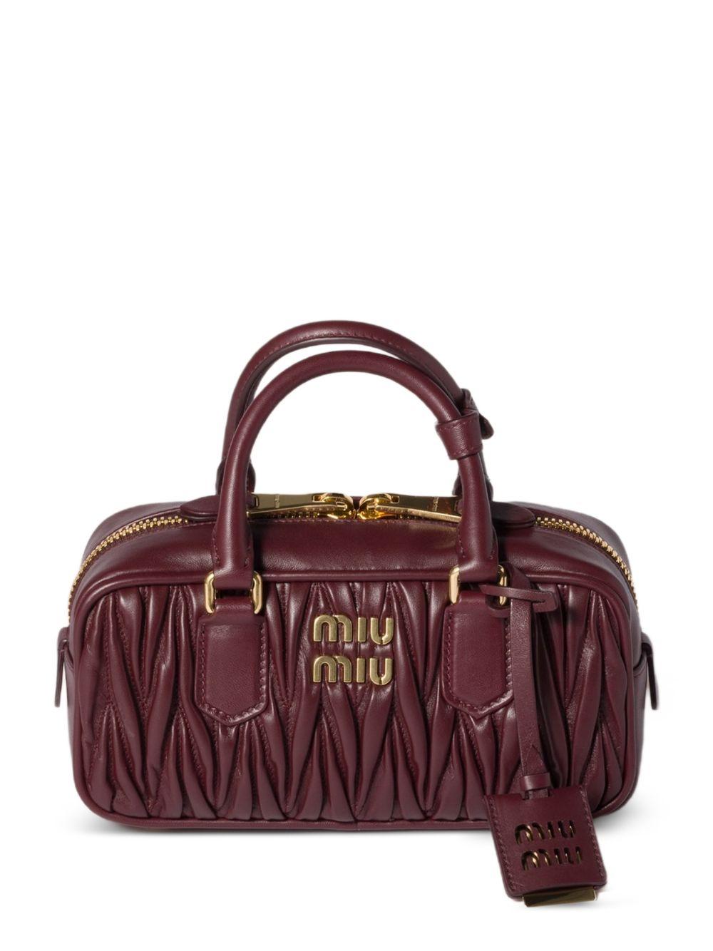 Miu Miu Black Leather Shoulder Bag