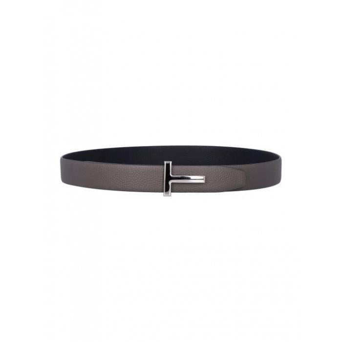 TOM FORD T-Buckle Reversible Leather Belt