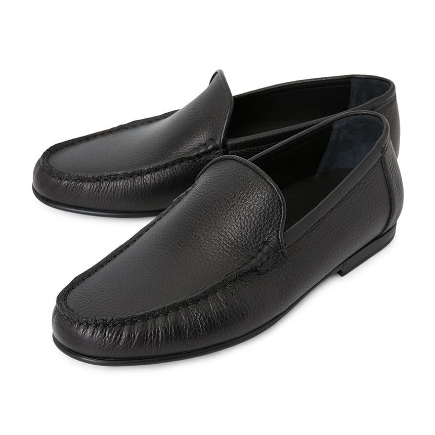 BALLY Black Leather Penny Loafers for Men 6313261