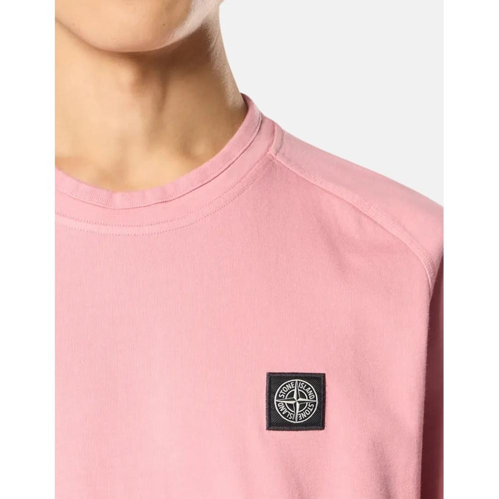 STONE ISLAND Heavy Organic Cotton Short Sleeve T-Shirt Men Gray
