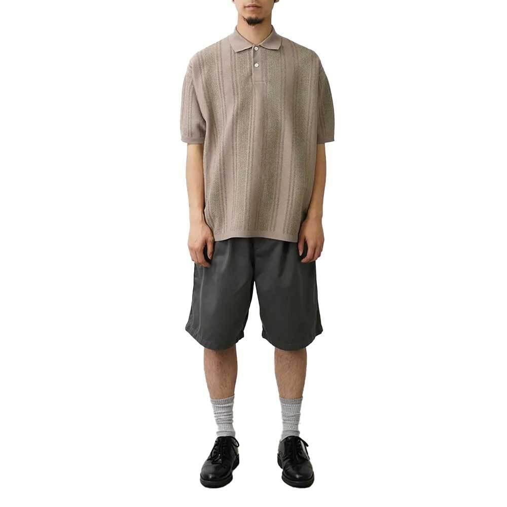 nanamica Polo Sweater Knit BE Men's T-Shirt