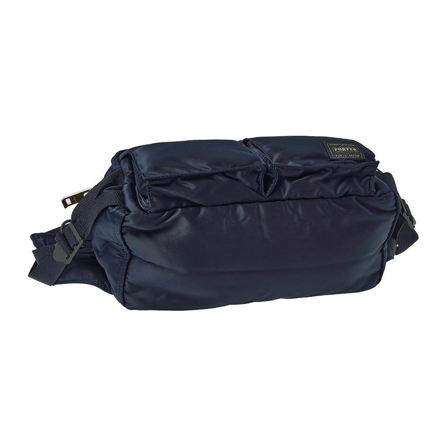 PORTER Unisex Tanker Hip Bag Black Nylon Waist Pack