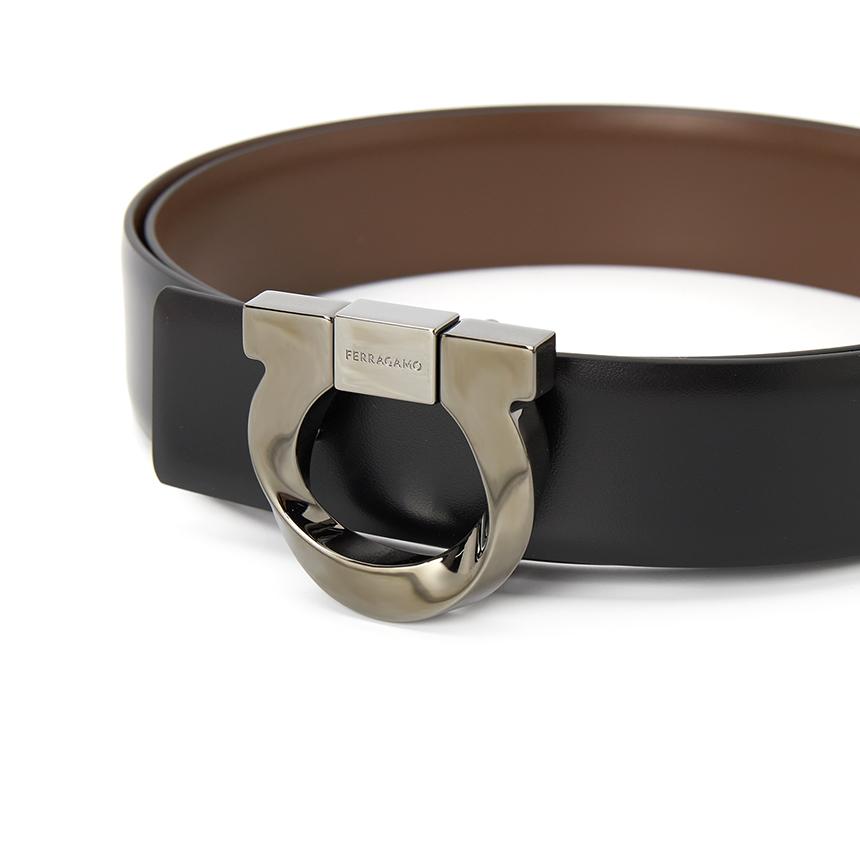 Ferragamo Gancini Reversible Men's Leather Belt 67 0311 002 0770934