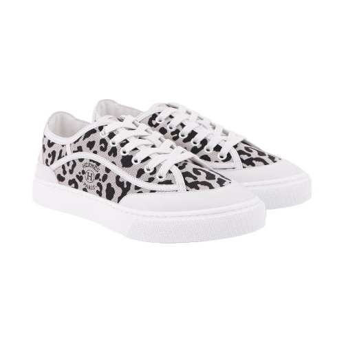 HERMES Prunnoir Get Low-Top Sneakers Women’s Leather Shoes H242151Z PN375