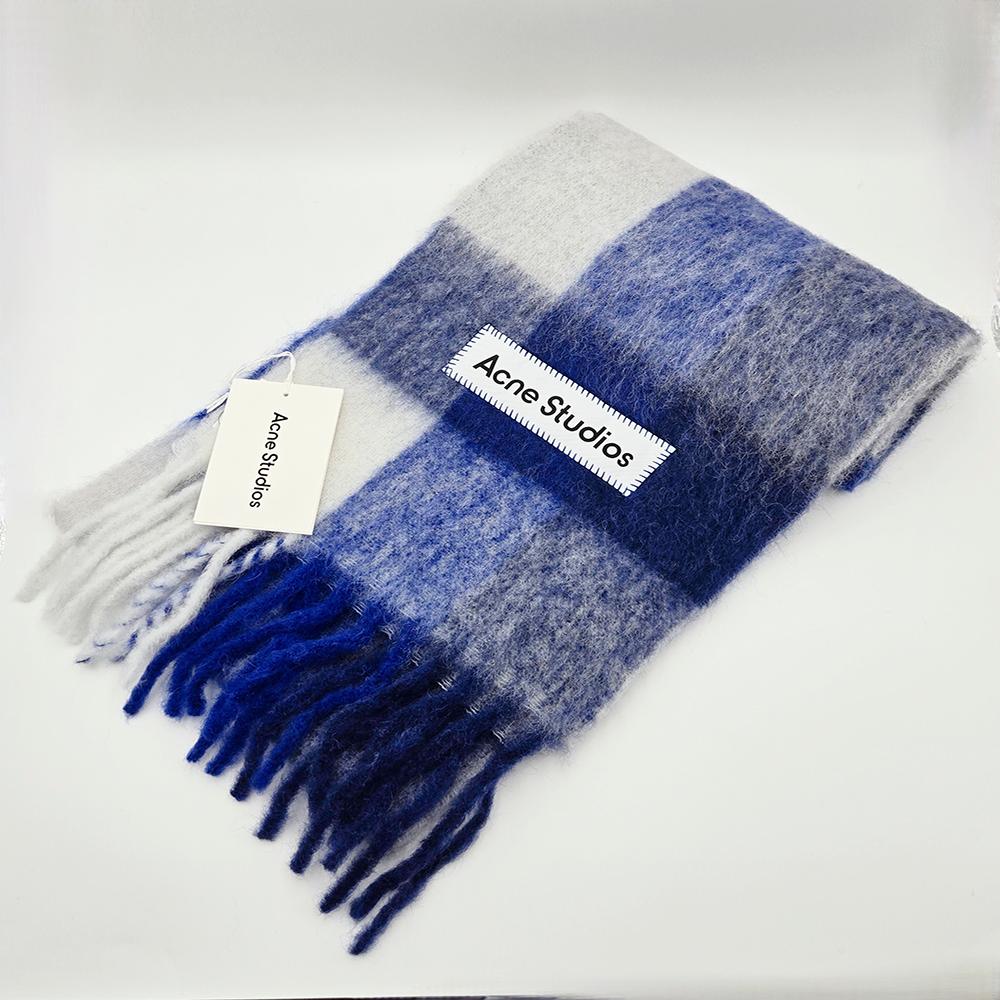 Acne Studios Mohair Check Scarf Valley Muffler Unisex CA0084 DL7