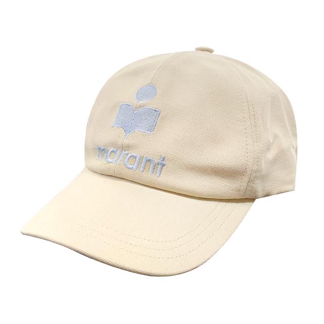 Isabel Marant TYRONY Logo Baseball Cap Ecru Unisex