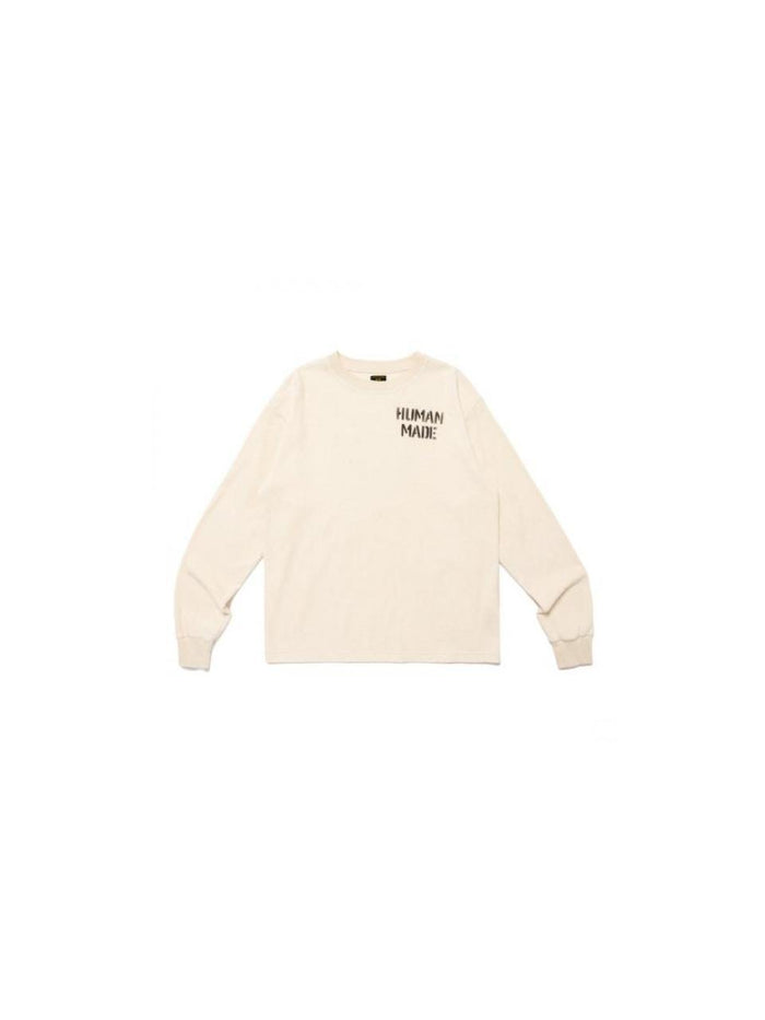 Humanmade White Thermal Long Sleeve T-Shirt HM28CS006
