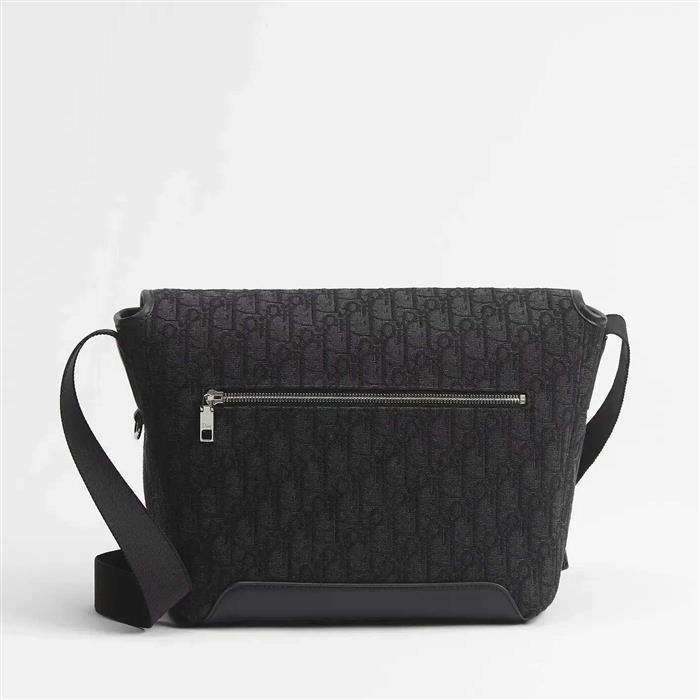 DIOR Jet Flap Messenger Bag Small Blue Crossbody