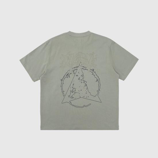ROA Gray Short Sleeve T-Shirt RBMW086FA63 GRY 0017