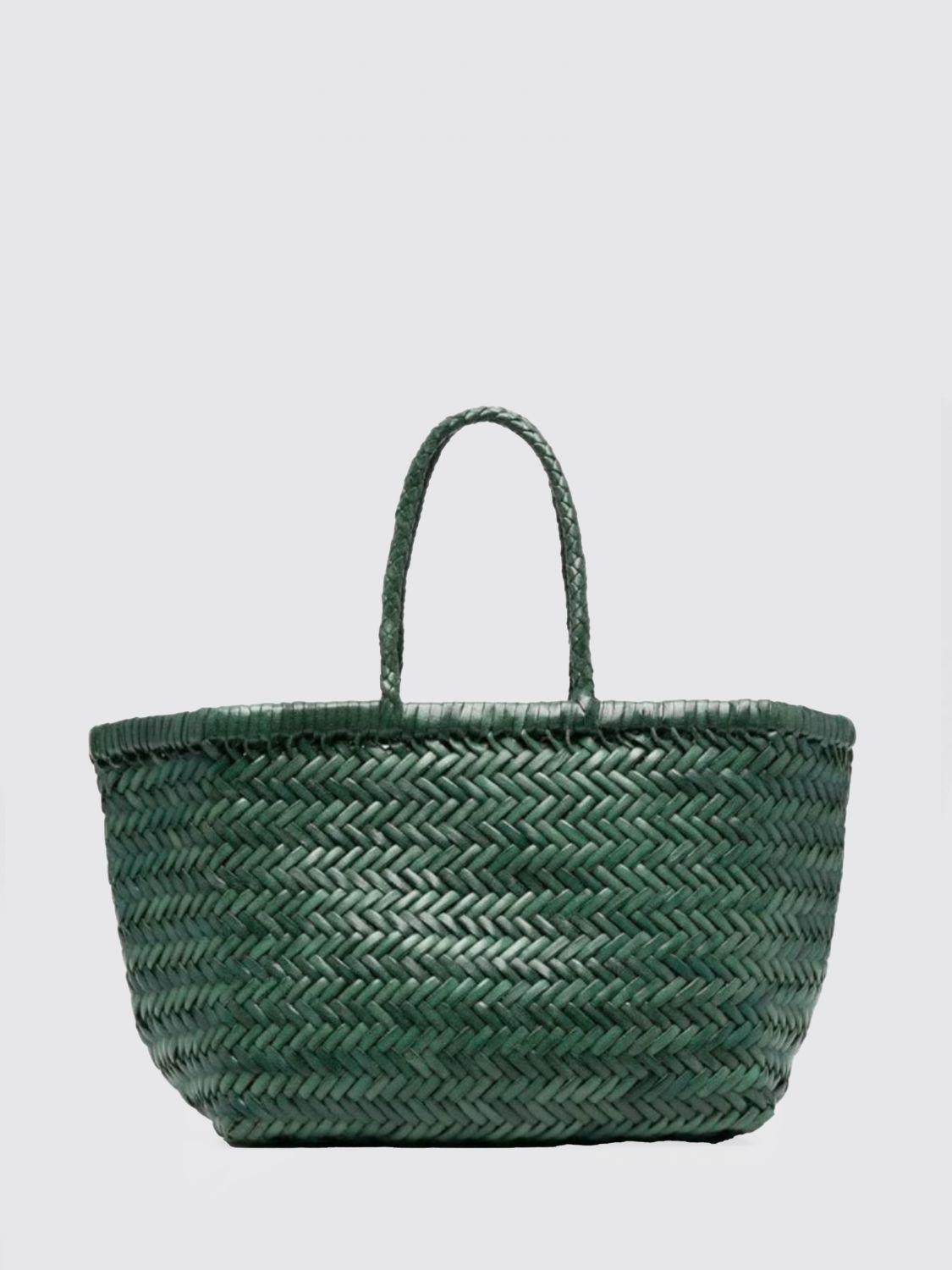 Dragon Diffusion Forest Leather Woven Tote Bag