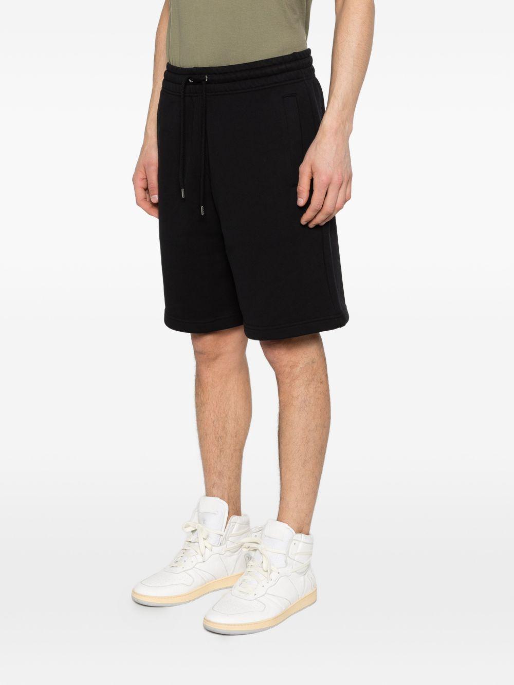 Maison Kitsune Cotton Drawstring Shorts Men Black