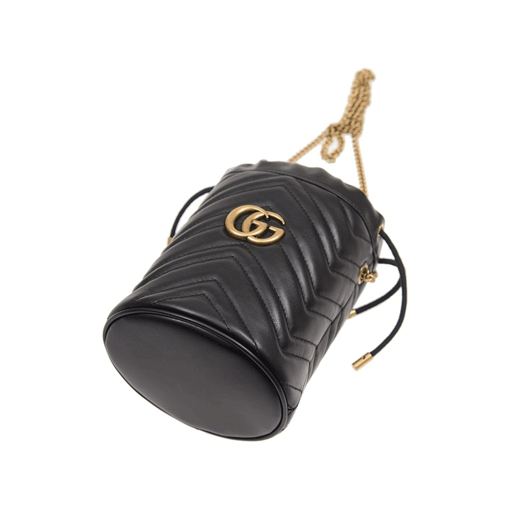 GUCCI Mini Marmont Bucket Shoulder Bag Women 575163