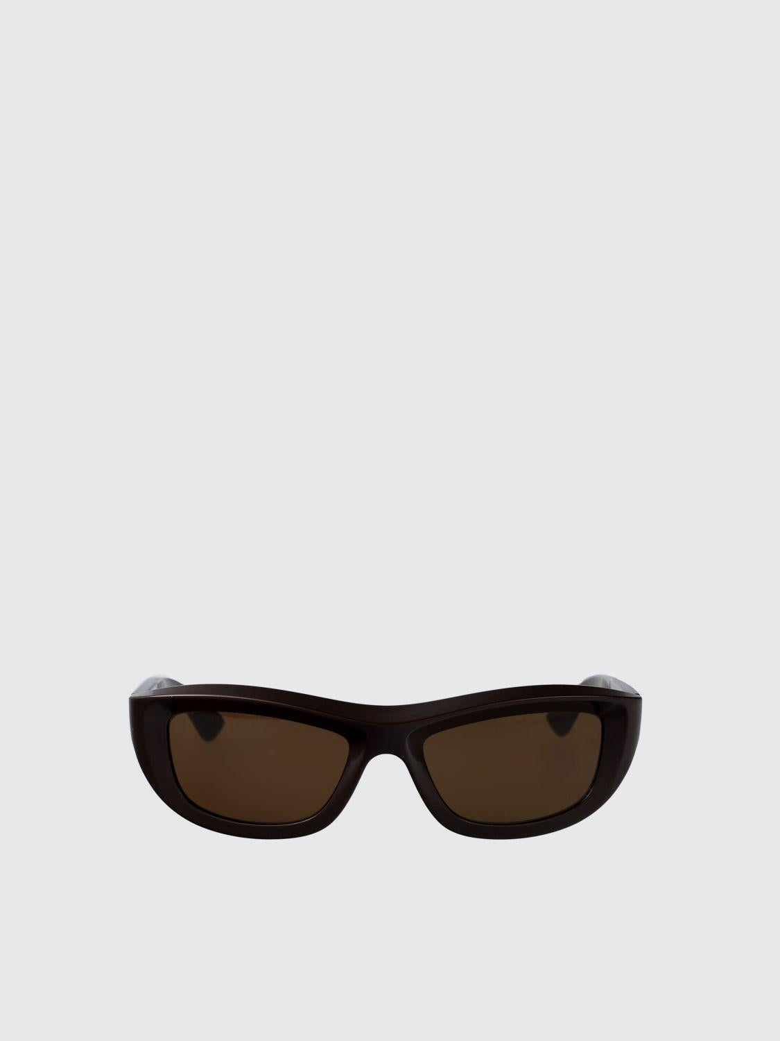 Bottega Veneta Black Acetate Square Sunglasses