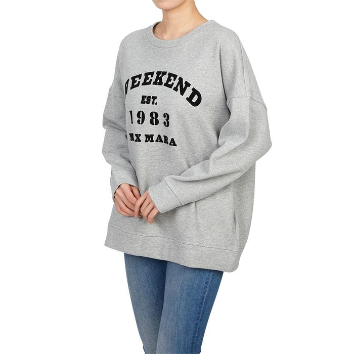 Max Mara fleece-lined teddy bear graphic sweatshirt